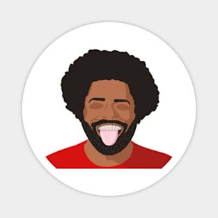 Afro Guy Smiling Retro Magnet